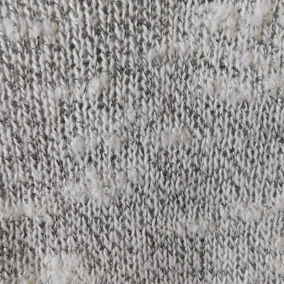 🦅  American Eagle Sparkle Silver V-Neck Sweater 🌳🍃 - Picture 8 of 13
